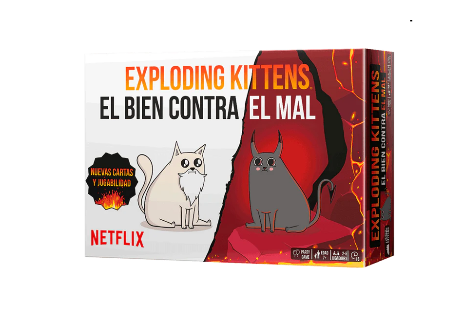 .EXPLODING KITTENS: EL BIEN CONTRA EL MAL (ESPAÑOL)